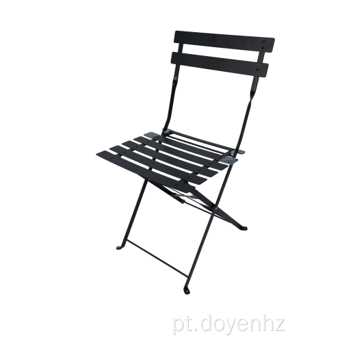 Conjunto para exterior mesa quadrada esticada e cadeiras de ripas